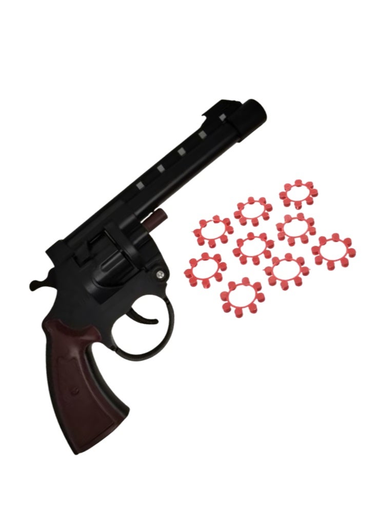 YUE SHENG Plastic tartan toy gun with 72 rounds - Image 1